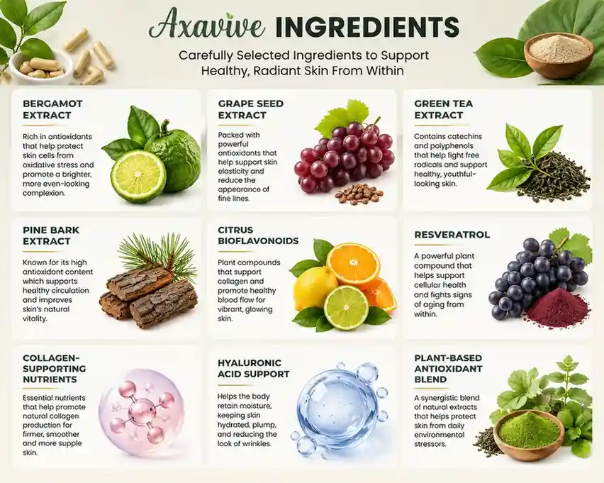 Axavive-ingredients